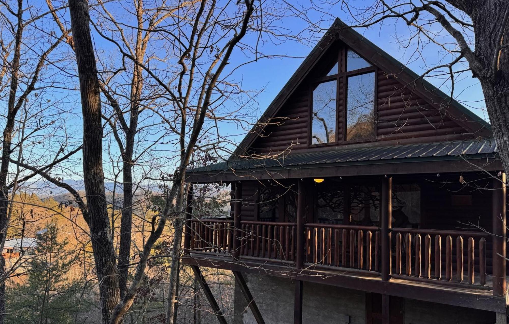 Smoky Paws - Exceptional Cabin, Stunning Mountain Views, Hot Tub, Tranquil, Gigabit Internet, Free L2 Ev 비둘기 포지 외부 사진
